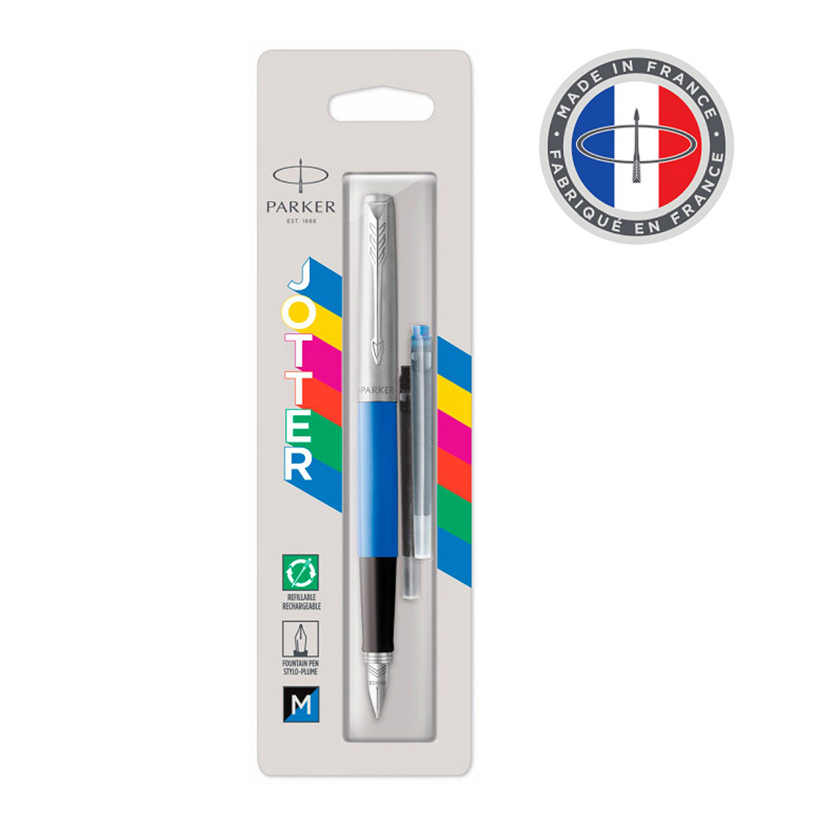 PARKER Ручка перьевая Jotter Originals F60 Blue CT M 1829479
