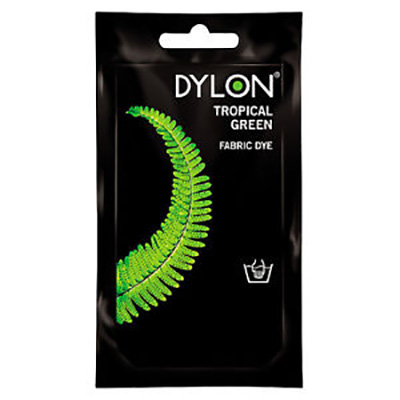 DYLON краситель для ткани окраш. вручную Hand Dye 50 г 03 зеленый (tropical green) Фото 1.