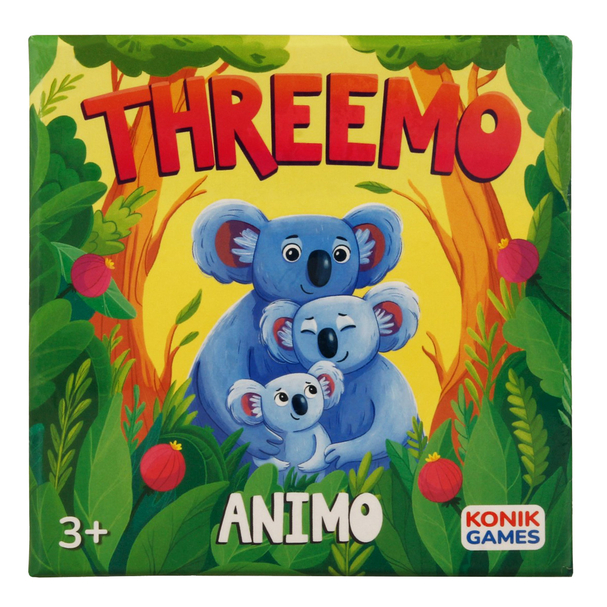 Игра настольная KONIK GAMES Threemo АНИМО (Коала) KG0004