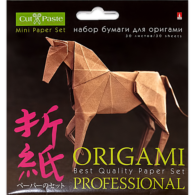 Альт Набор декоративной бумаги для оригами 10 х 10 см 30 л. 11-30-181 Фото 1.