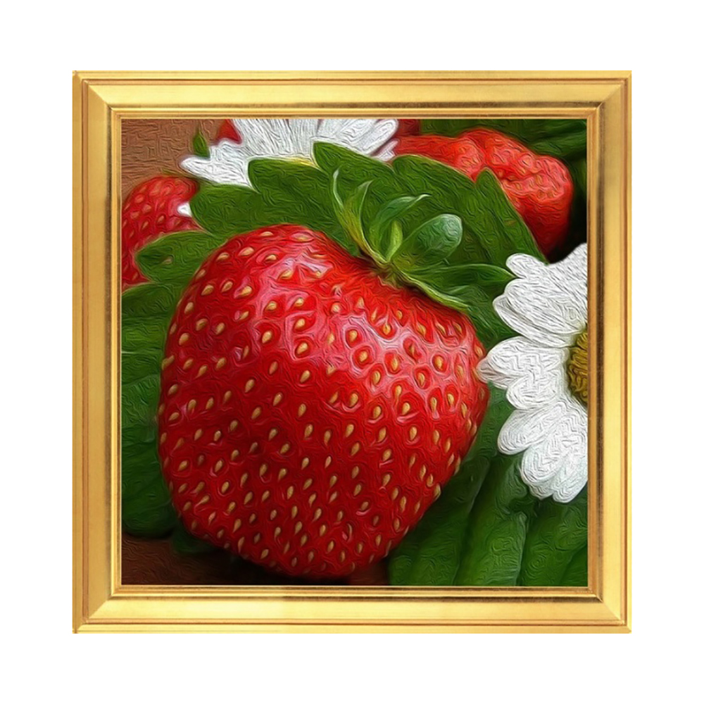 Картина клубника для детей