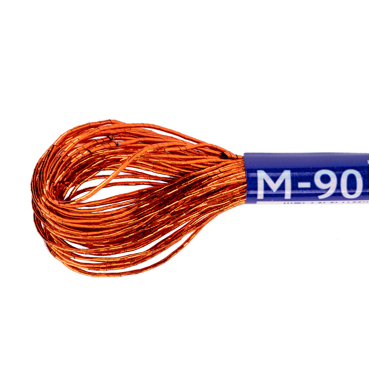 Нитки для вышивания Gamma мулине JT металлик 100% полиэстер 11 м M-90 под медь Фото 2.