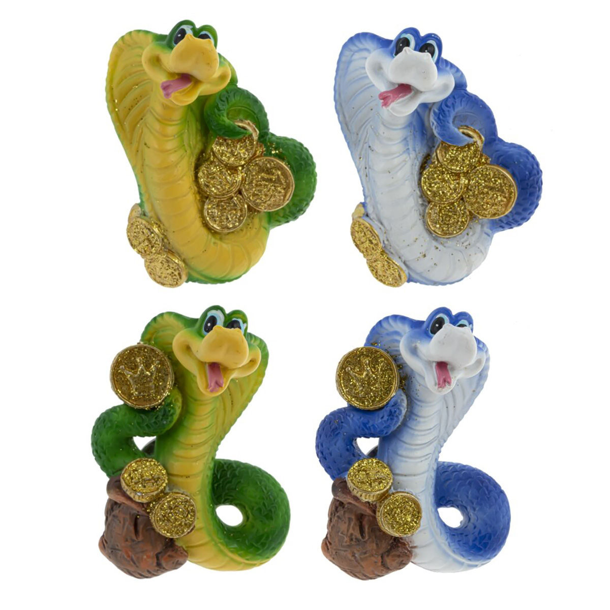 806035 Магнит Змея 7 х 5 х 3 см в ассортименте Фото 1.