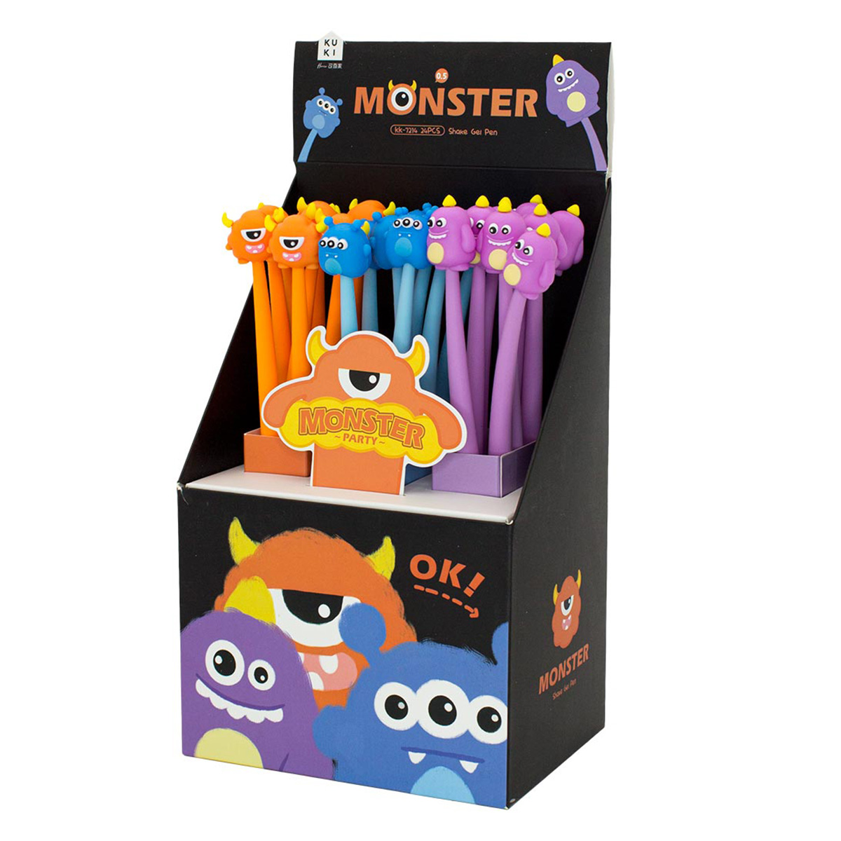 Михи-Михи Ручка шариковая №3 0.5 мм PN80214 Монстры Фото 2.