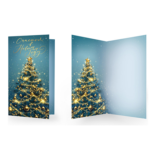 ТЦ Сфера Открытка евроформата Счастья в Новом году! НТ-16334 13 х 19 см 00-00019980 Фото 1.