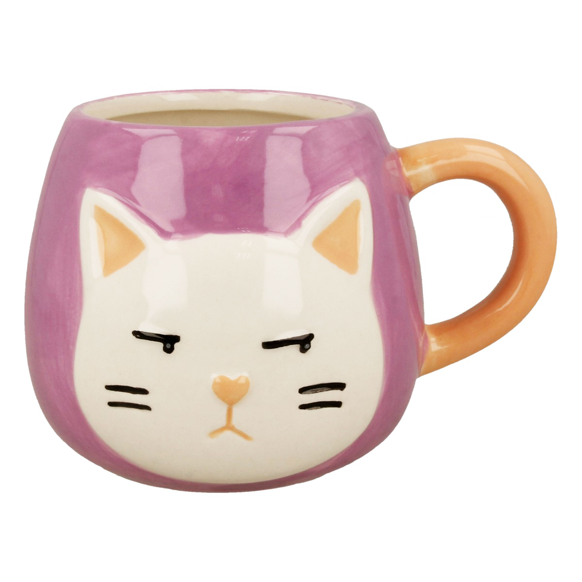 Посуда керамическая TALKEYOU GIFT CO LTD Кружка Cat violet FC220305 Фото 1.