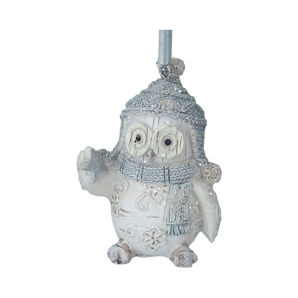 MAGIC TIME Украшение новогоднее подвесное №6 Совенок в шапочке 41961 Фото 1.