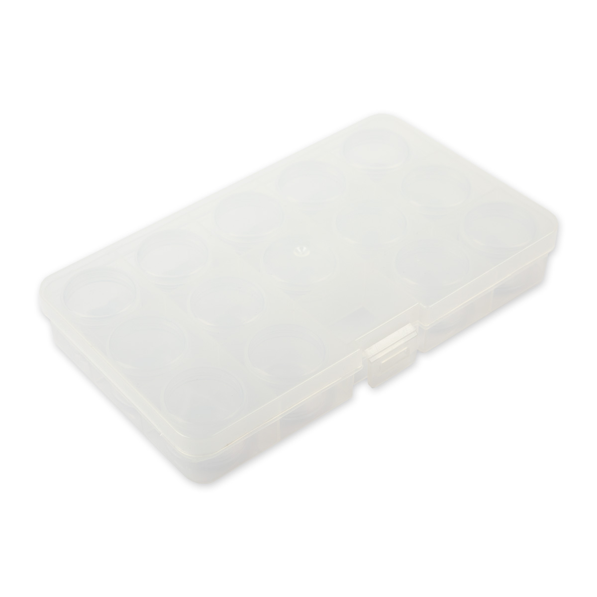 Gamma Коробка пластик для шв. принадл. OM-042-110 пластик 17.7 x 10.2 x 2.3 см прозрачная Фото 1.