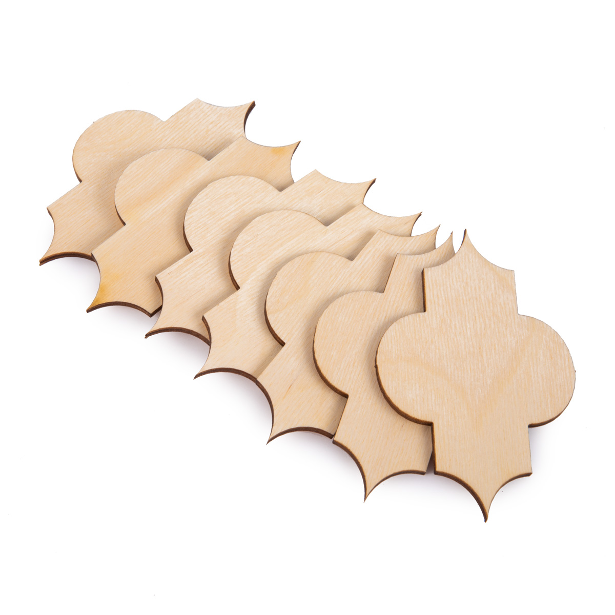 Заготовка для декорирования Mr. Carving БО-16 Набор заготовок фанера 11 х 7 х 0.3 см 1 г 7 шт . Фото 3.