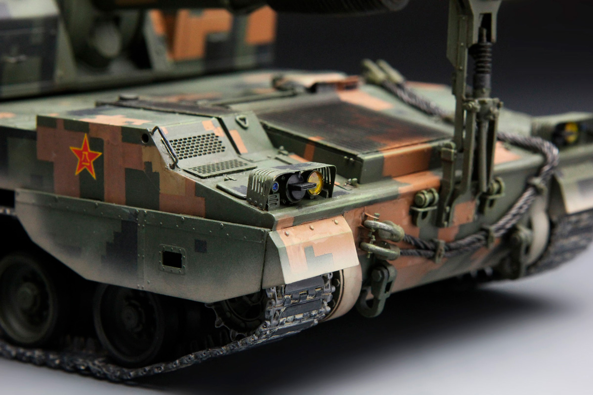 MENG TS-022 самоходная артиллерийская установка PLZ05 155mm SELF-PROPELLED HOWITZER 1/35 Фото 3.