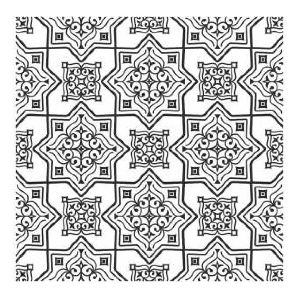 Craft&Clay Текстурный лист TSN №11 Марокканская плитка Фото 1.