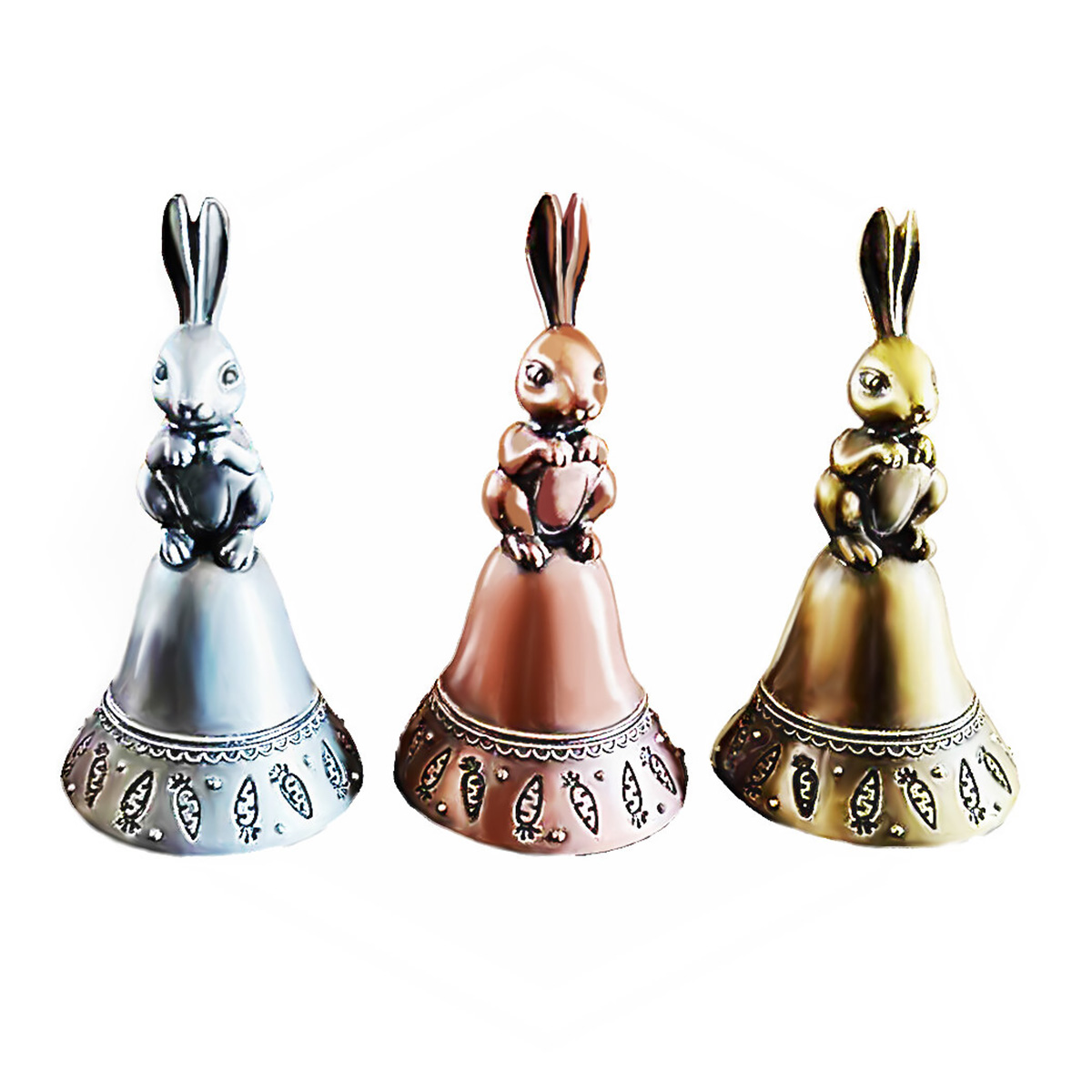 781628 Изделие декоративное "Колокольчик" 8.5 х 4.5 х 4.5 см Коричневый ...