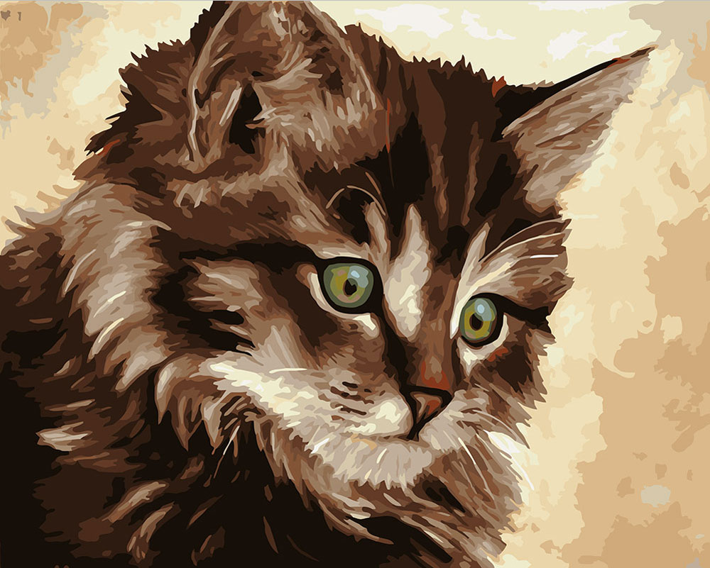 Алмазная мозаика кот Фрея