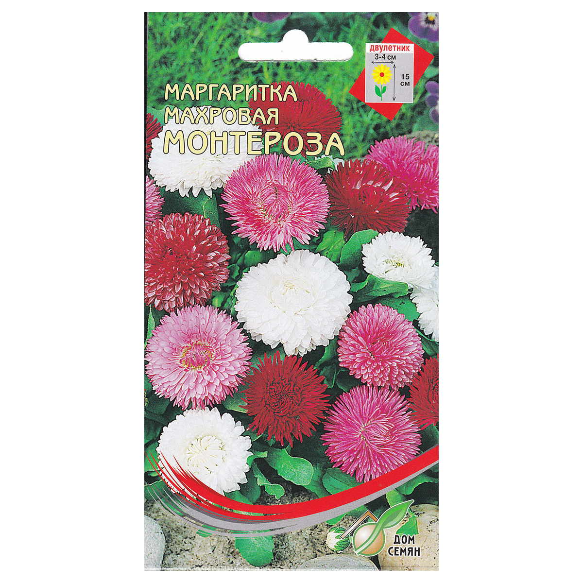 Дом семян Семена Маргаритка Монтероза 40 шт 49100 Фото 1.