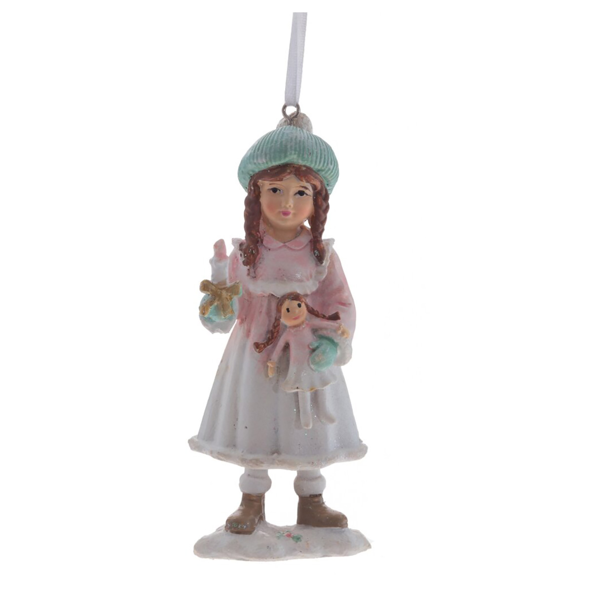 782376 Изделие декоративное подвесное Девочка/Мальчик 6 х 4 х 13 см Розовый Фото 7.