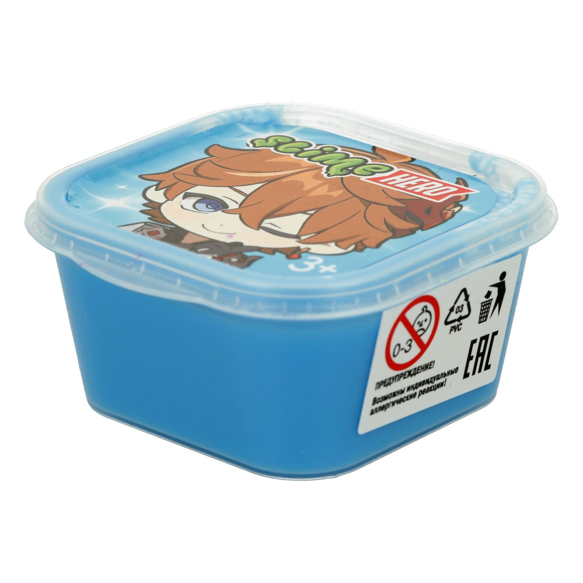 Slime Игрушка-антистресс Слайм голубой SLM167 Фото 1.