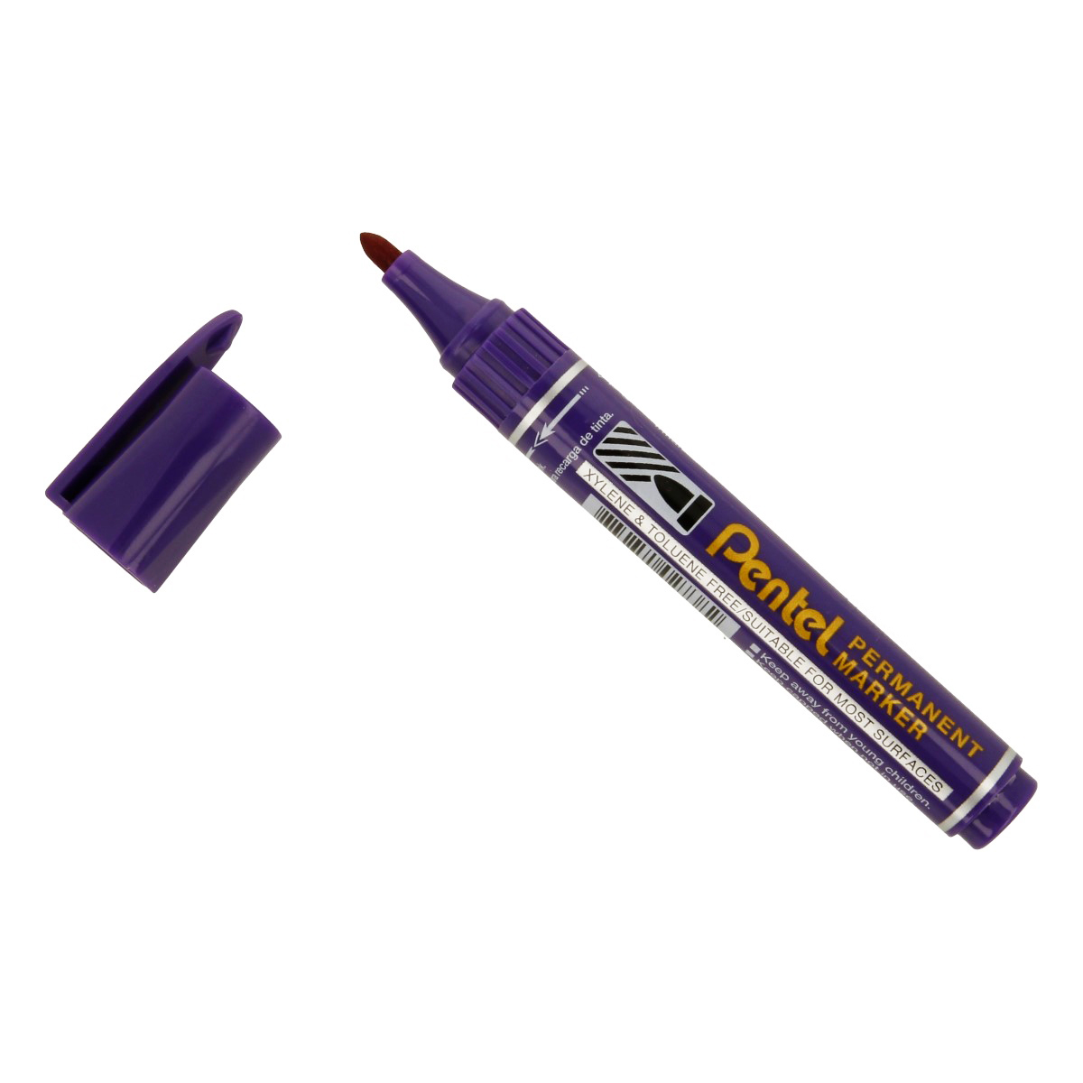 Pentel Перманентный маркер Extra Large Point N450VV-3 фиолетовый Фото 2.