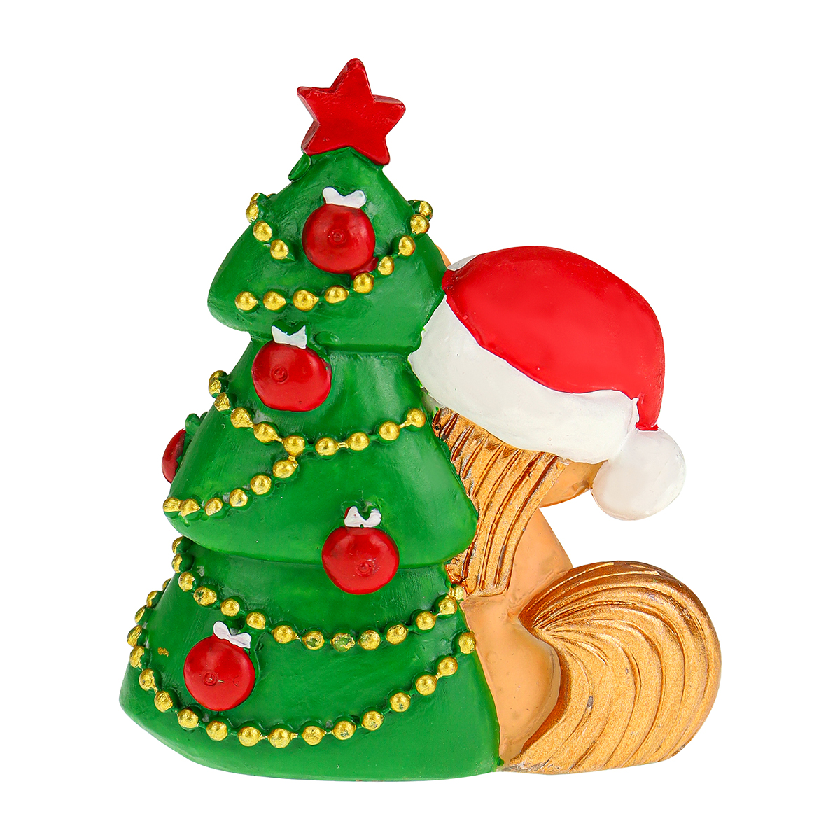 MILAND Статуэтка-фигурка из полирезины новогодняя Лошадка под ёлочкой 5.4 х 9.3 х 6.7 см НУ-2574 Фото 2.