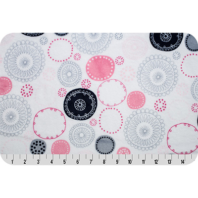 PEPPY Плюш MOCKINGBIRD CUDDLE 48 x 48 см 440 г/кв.м 100% полиэстер whimsy circle pink Фото 1.
