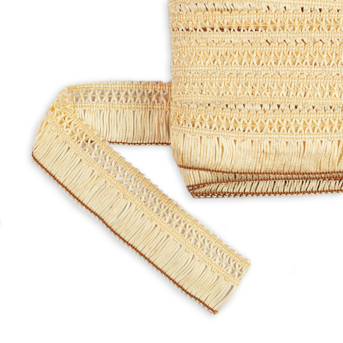 Бахрома Gamma 45 мм с кисточками 555 №122 крем Фото 1.