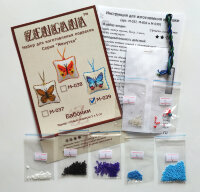 Набор для вышивания Zengana М-039 игрушки Лунная бабочка 5 х 5 см Фото 2.