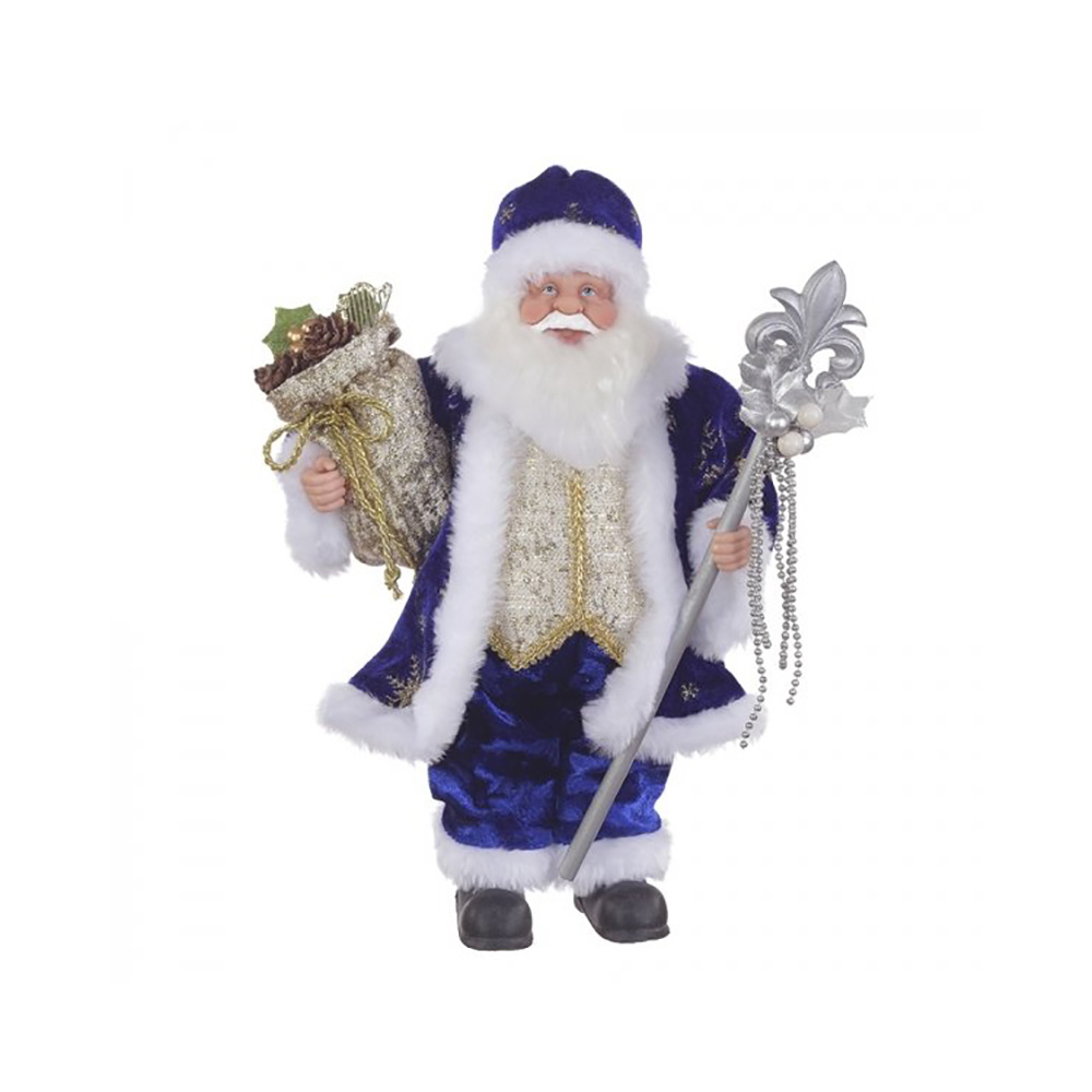 Фигурка Дед Мороз 21 х 10 х 31 см Синий 278060 Фото 1.