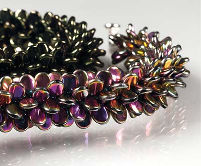    Бусина Чехия PRECIOSA на нитях 112-01-346 5 x 7 мм 167 шт Фото 1.