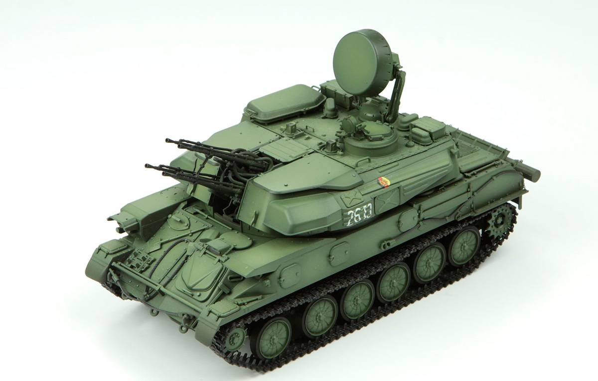 MENG TS-023 зенитная самоходная установка RUSSIAN ZSU-23-4 SHILKA SELF-PROPELLED ANTI-AIRCRAFT GUN 1/35