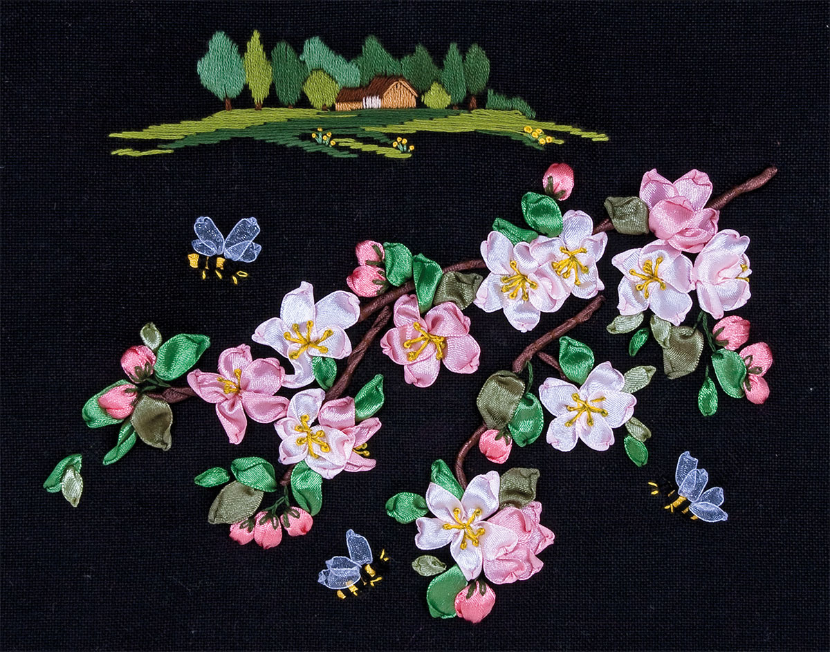 Набор для вышивания PANNA PS-1081 Яблоневый цвет Фото 1.