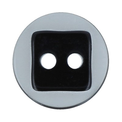 Пуговица рубашечная/блузочная Gamma LQ 0038 18  ( 11 мм) № А008 черный Фото 1.