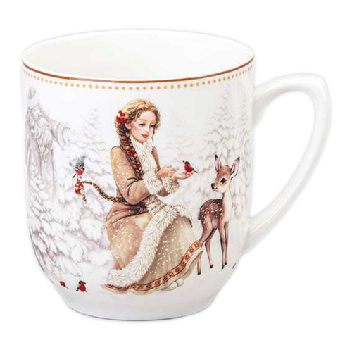 Посуда фарфоровая Lefard МОРОЗКО Кружка 380 мл 85-2040 Фото 1.