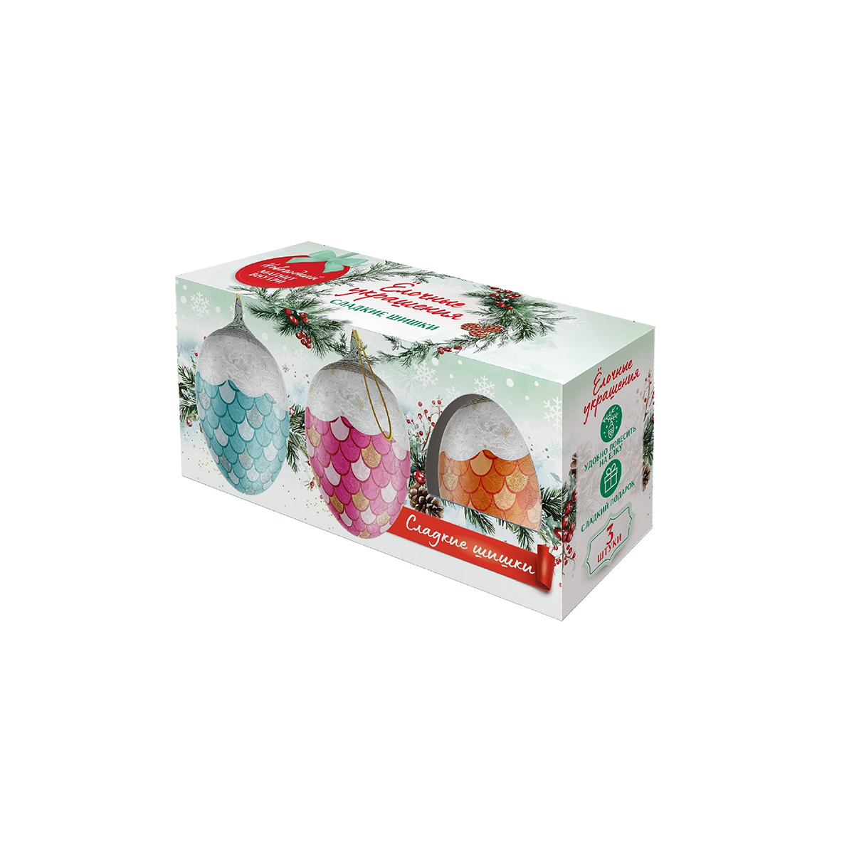 Сладкая сказка Шоколадное яйцо с сюрпризом 3 шт 60 г ES-5-6 Фото 1.