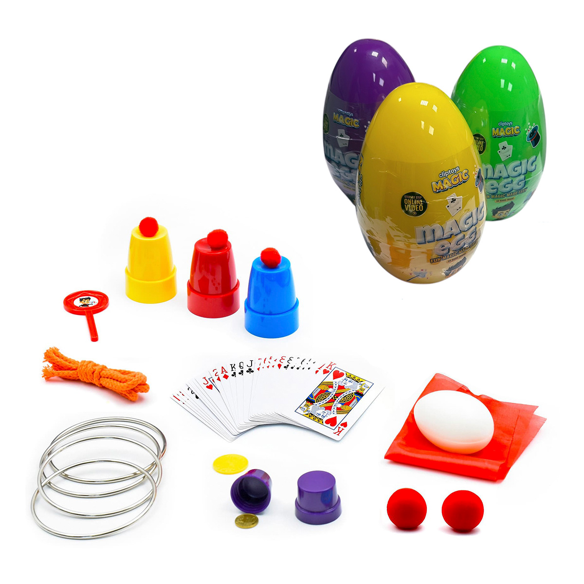 CLIPTOYS MAGIC Набор для показа фокусов ВОЛШЕБНОЕ ЯЙЦО 708433 Фото 5.