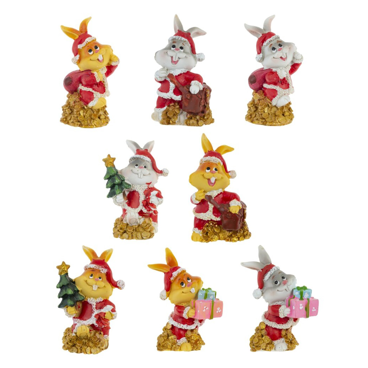 156965 Фигурка декоративная "Заяц" 7 х 4 х 3.5 см в ассортименте купить ...