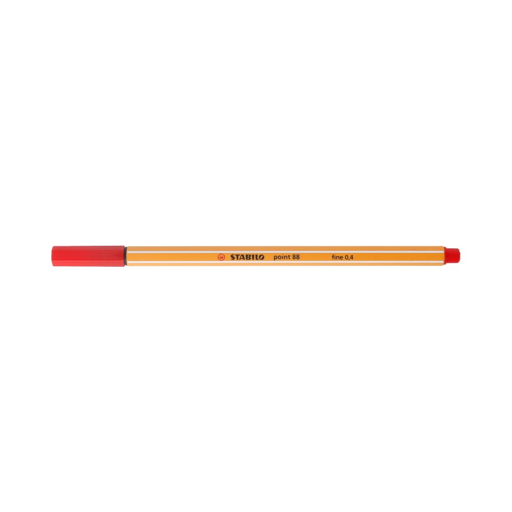 Stabilo Ручка капиллярная 0.4 мм 88/40 красный Фото 1.