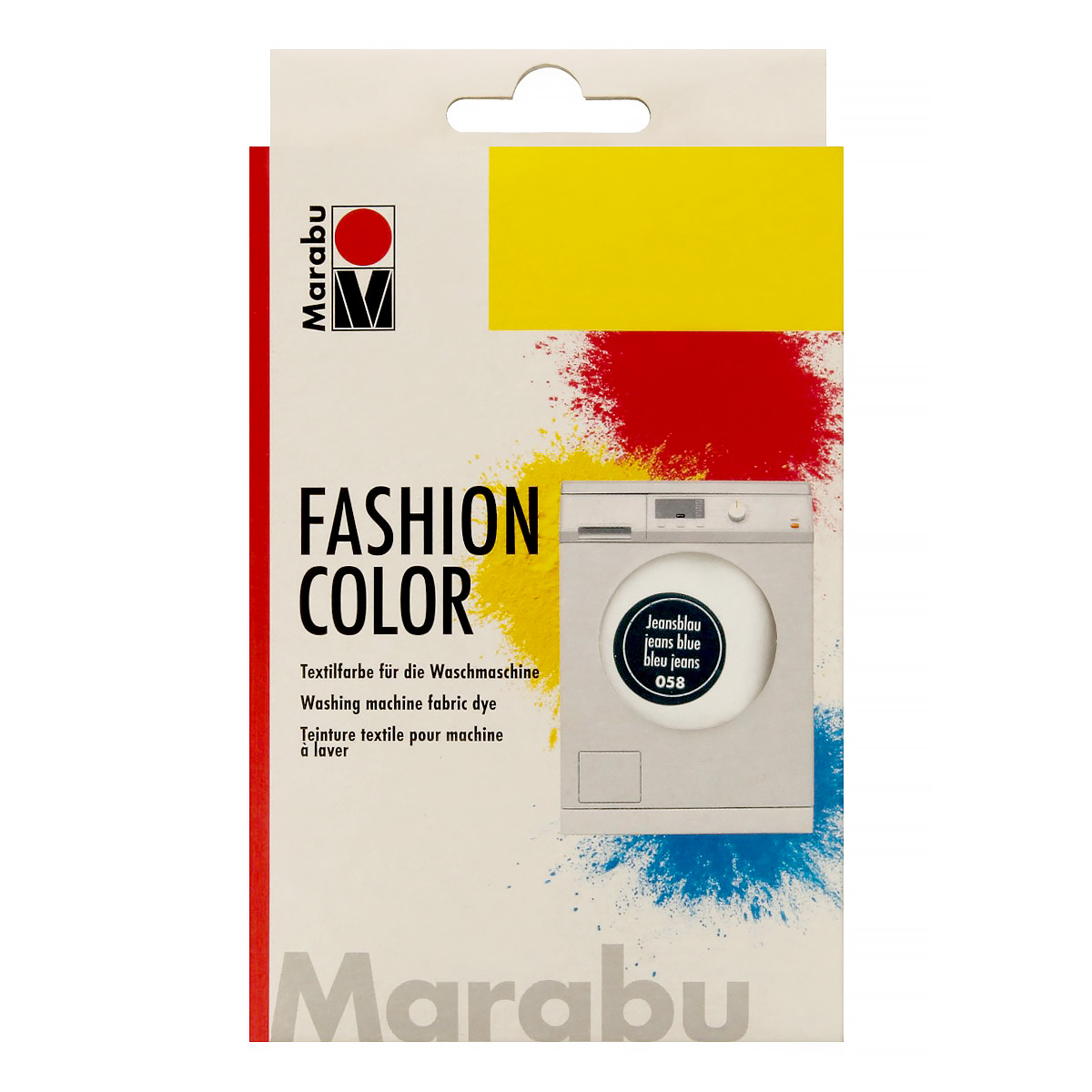 Marabu _Fashion Color краситель для окраски ткани в стиральной машине 058 джинсовый синий 174023058 Фото 1.