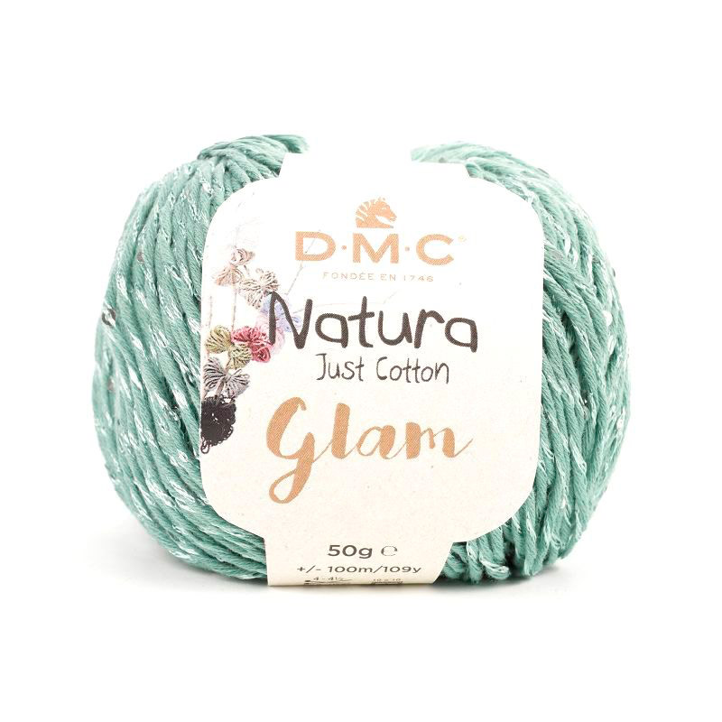 Пряжа DMC Natura Just Cotton Glam 63% хлопок, 37% полиэстер 50 г 100 м Фото 1.