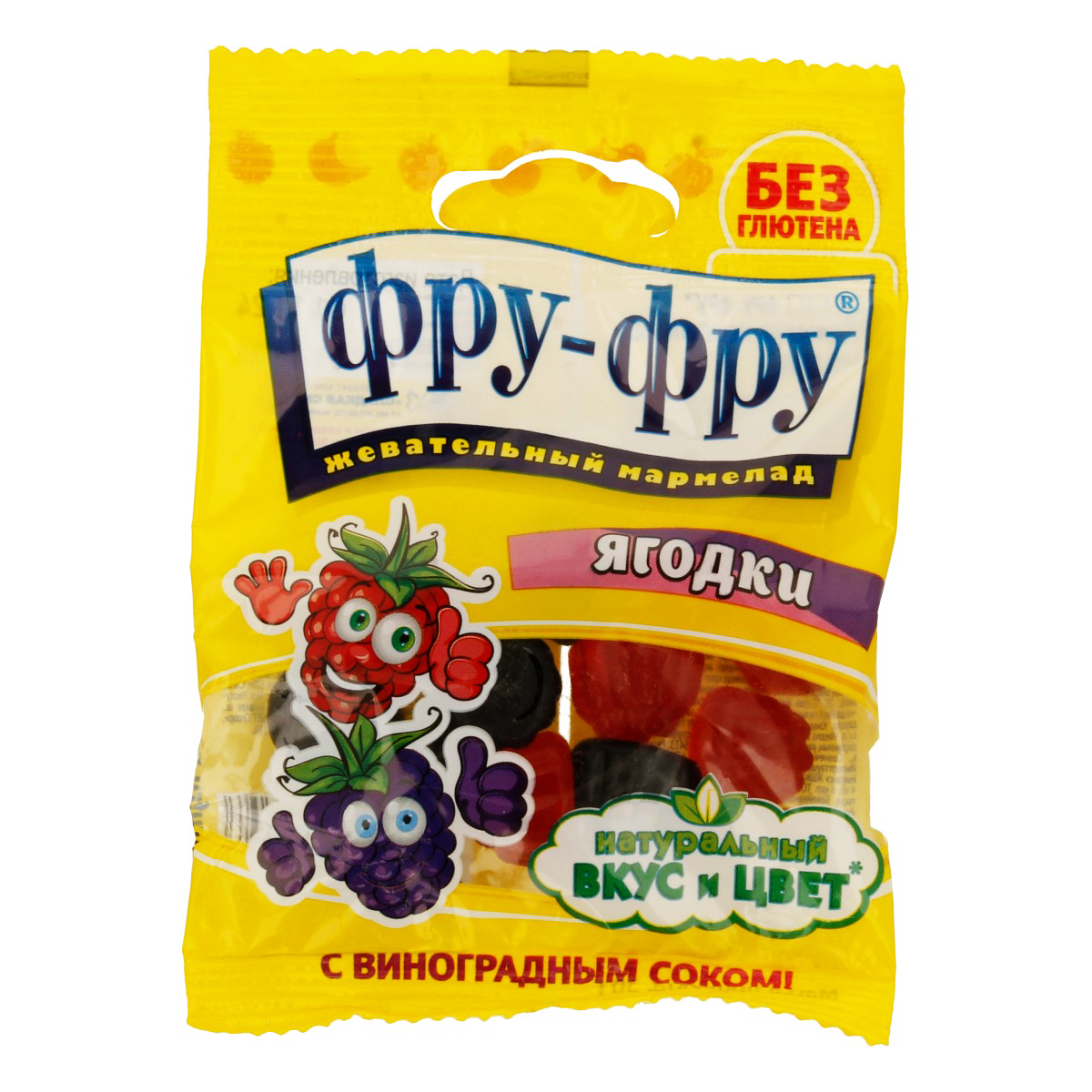 ФРУ-ФРУ Жевательный мармелад 30 г Ягодки FF-1-31 Фото 1.