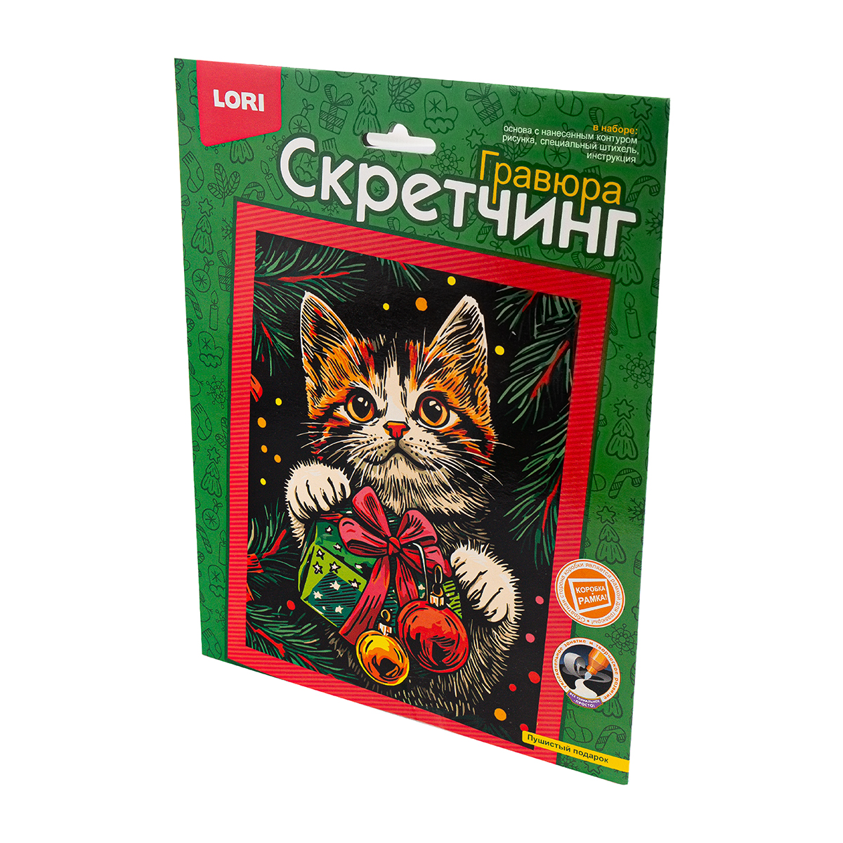 Lori Скретчинг Животные 18 х 24см Пушистый подарок Скр-010 Фото 1.