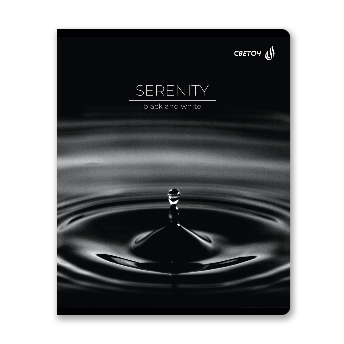 Светоч Т313 Тетрадь ученическая общая, гренирование, A5 48 л. на скобе 60-65 г/кв.м , белизна 100 % клетка 01994 Ночное озеро Фото 2.