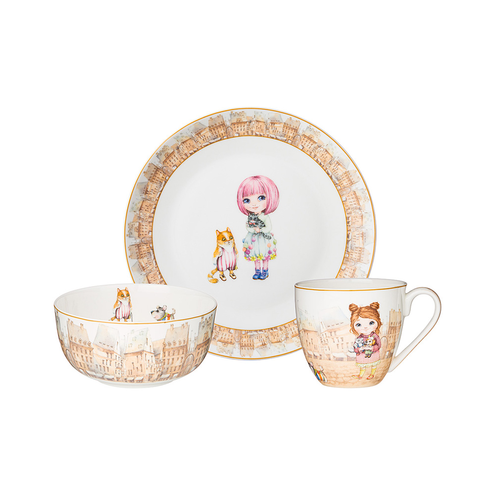 Посуда фарфоровая Lefard Fashion Princesses Набор обеденной посуды FASHION PRINCESS 415-2201 Фото 1.