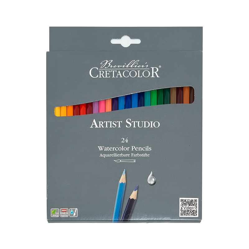 CRETACOLOR Набор акварельных карандашей Artist Studio Line заточенный 24 цв. CC281 24 Фото 1.