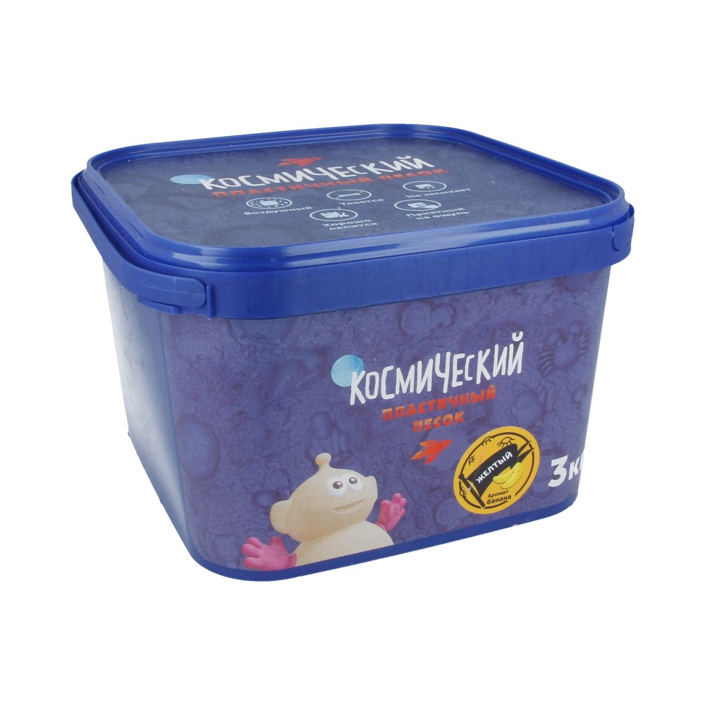 "Космический песок" "Ароматизированный" 3 кг. 3 кг "Желтый" с ароматом ...