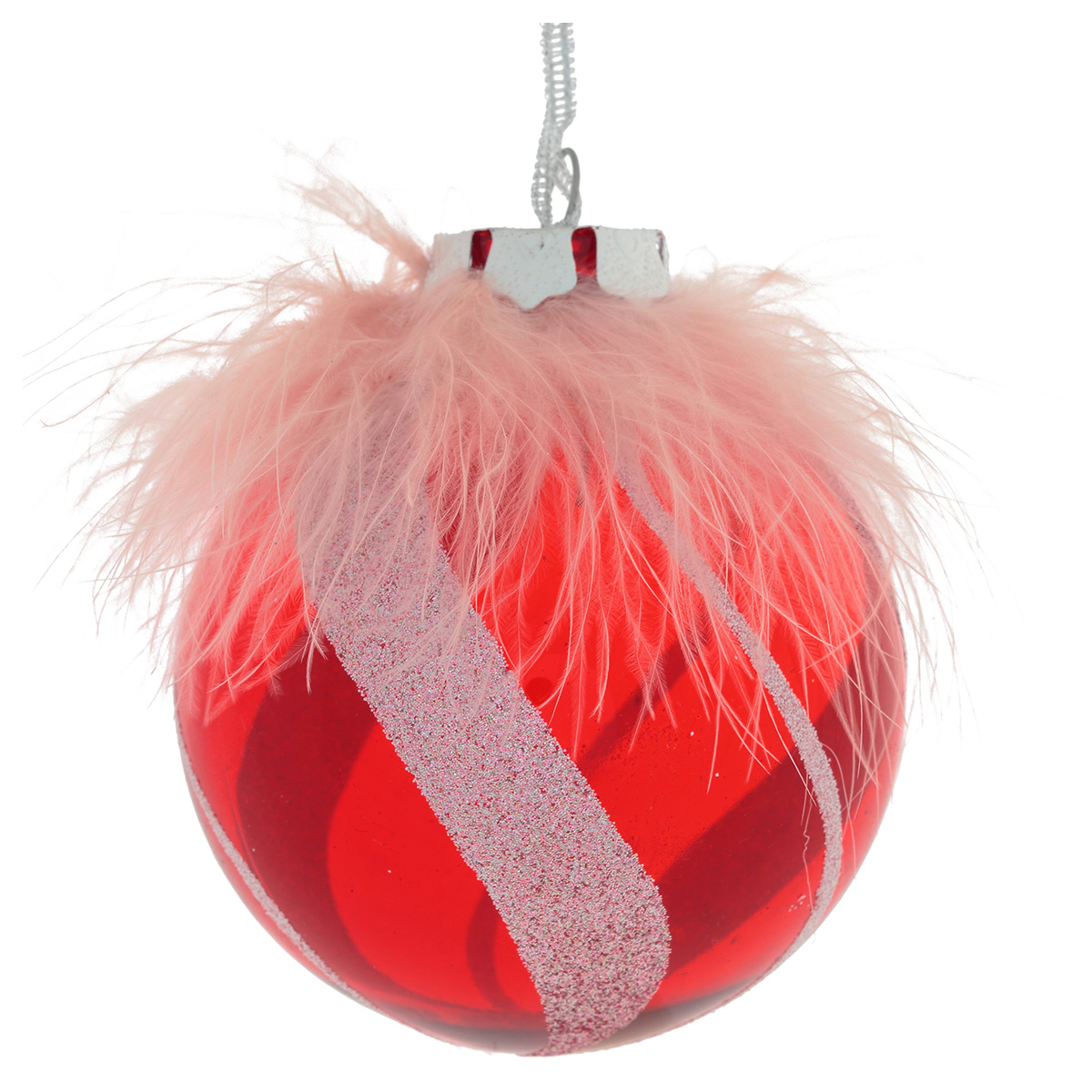 763947 Украшение Шарик в наборе 12 шт. Розовый Фото 3.