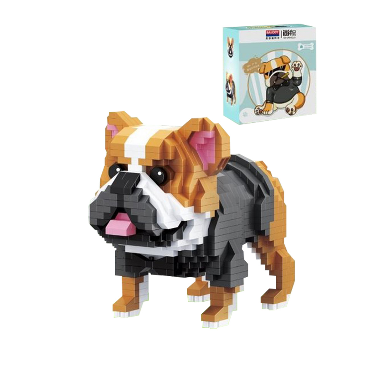 Рыжий кот 18394BA Конструктор пластиковый Пёсик в костюме-2 1021 элемент. Фото 1.