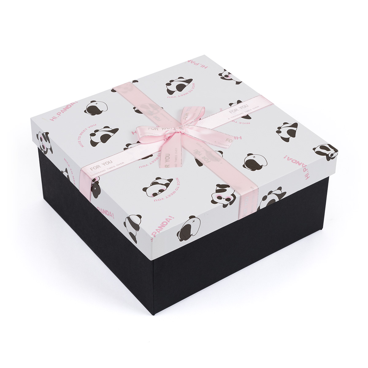 Stilerra YBOX-S33-3/2 Коробка подарочная 25.5 х 25.5 х 12.5 см 01 розовый/черный Фото 1.