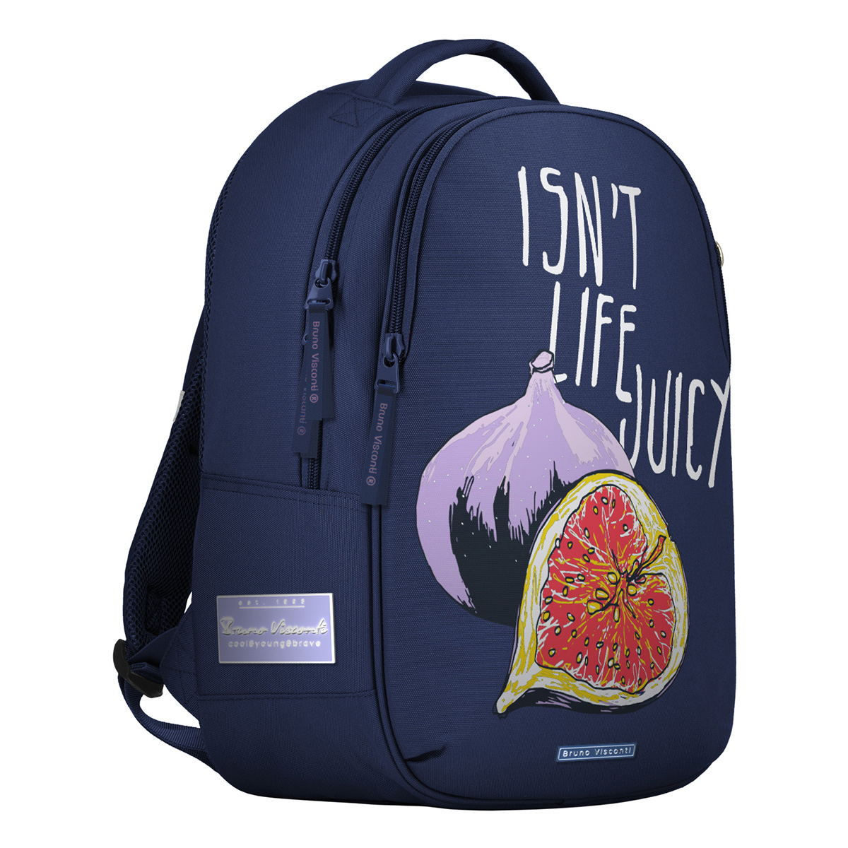 Bruno Visconti Рюкзак эргономичный суперлегкий JUICY LIFE. ИНЖИР 42 х 31 х 10 см 12-008-070/02 Фото 1.
