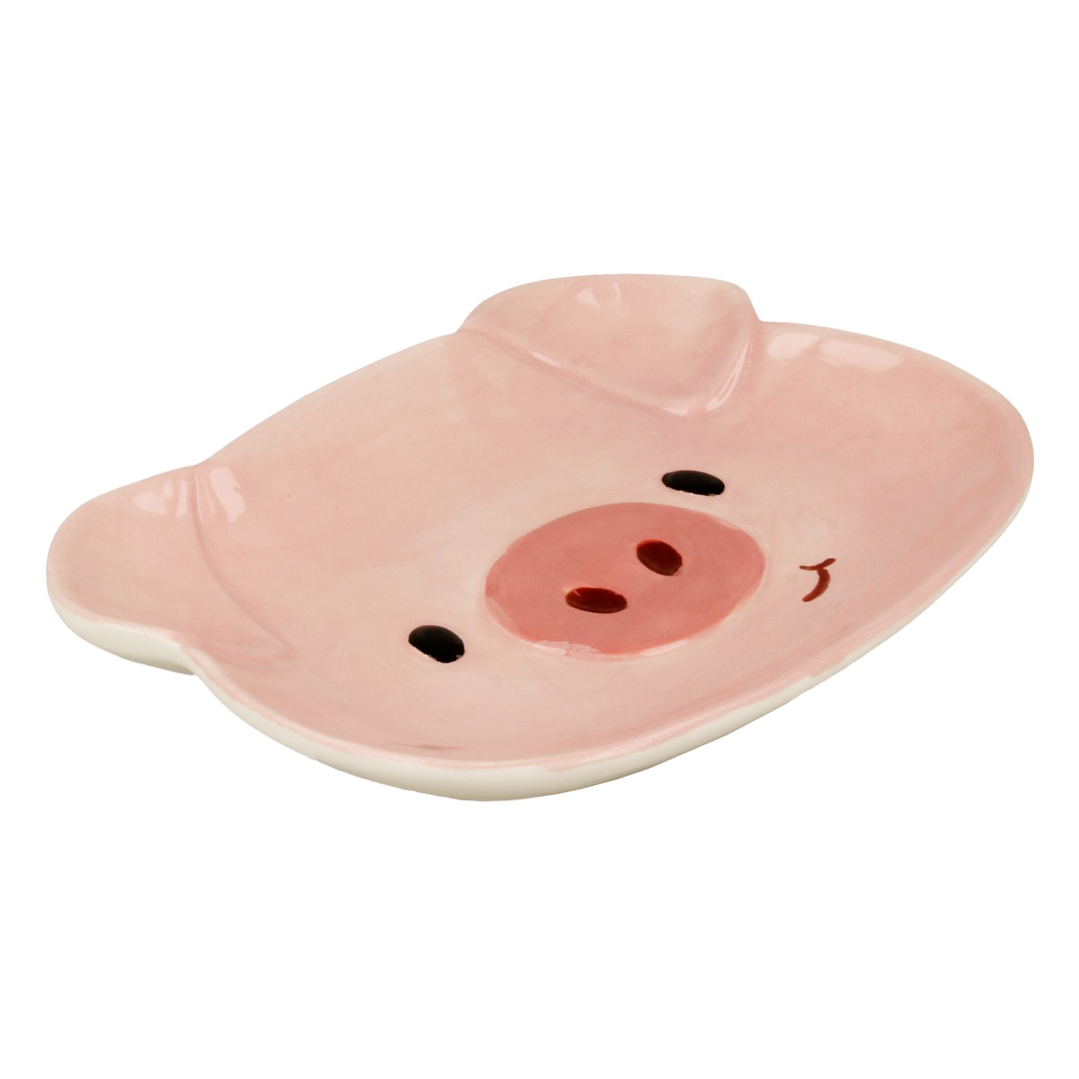 Посуда керамическая TALKEYOU GIFT CO LTD Тарелка Sweet pig 13.9 х 17.8 х 2.3 см FC250136 Фото 2.