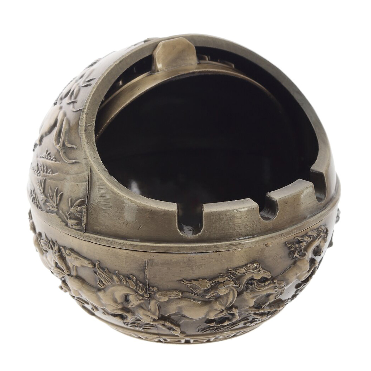 823593 Пепельница Лошадь 10.5 х 10.5 х 10 см Коричневый Фото 4.