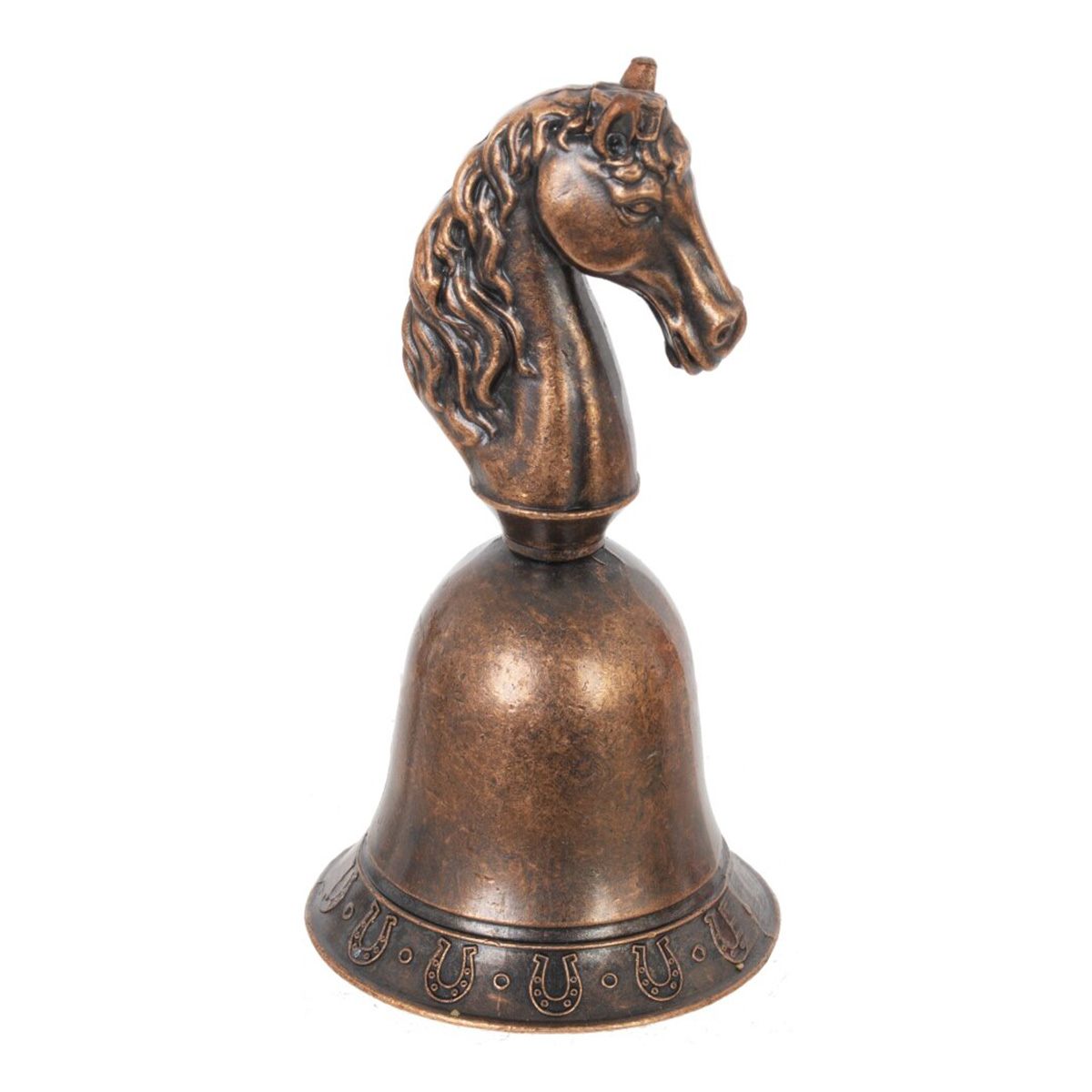 826629 Колокольчик Лошадь 4.5 х 4.5 х 8 см Коричневый Фото 3.